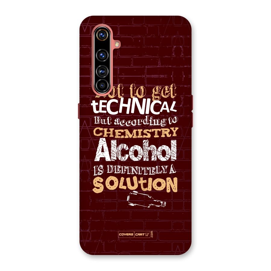 Alcohol is Definitely a Solution Back Case for Realme X50 Pro