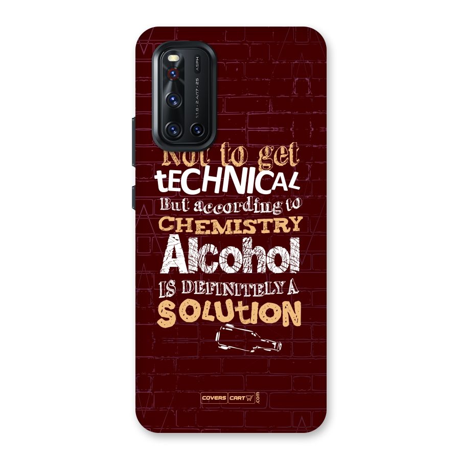 Alcohol is Definitely a Solution Back Case for Vivo V19