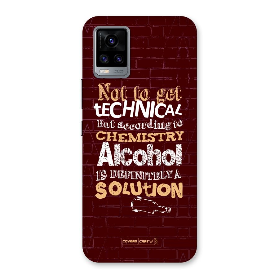 Alcohol is Definitely a Solution Back Case for Vivo V20