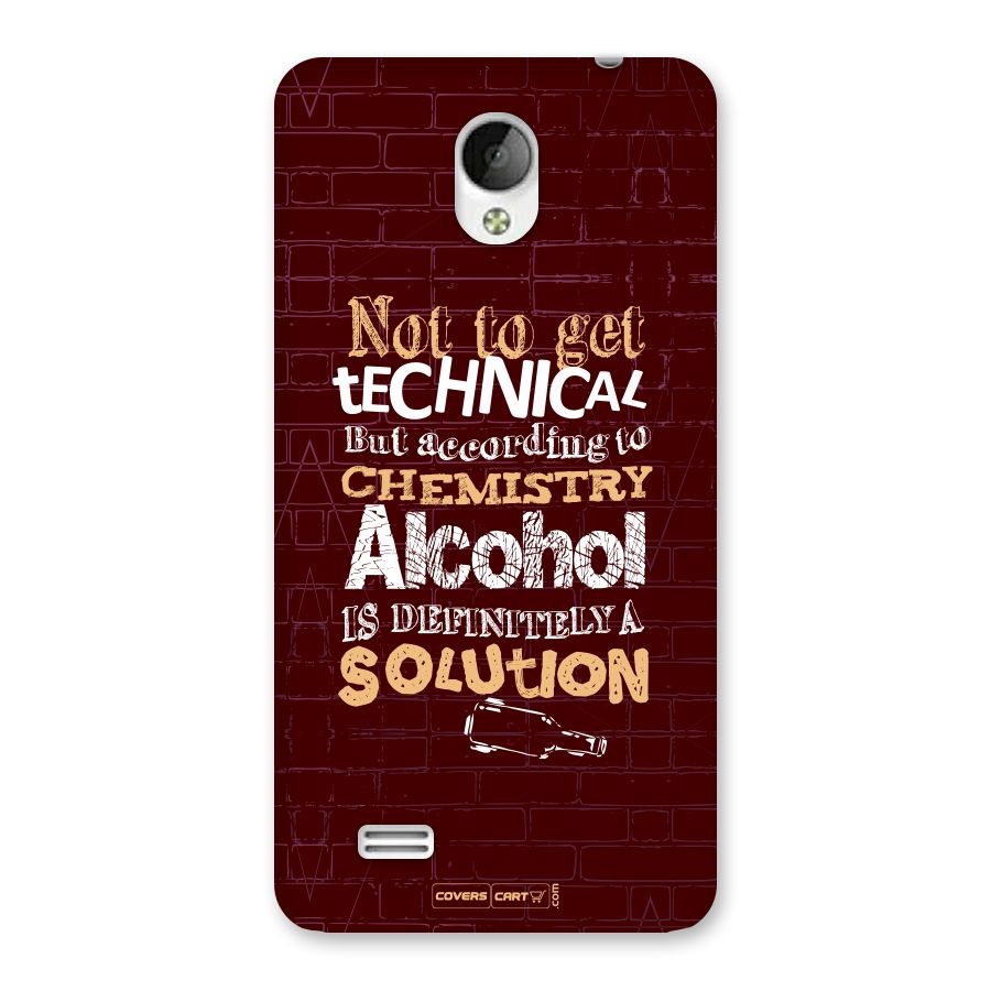 Alcohol is Definitely a Solution Back Case for Vivo Y21