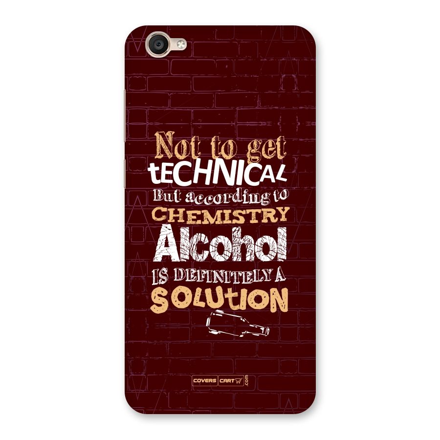 Alcohol is Definitely a Solution Back Case for Vivo Y55s