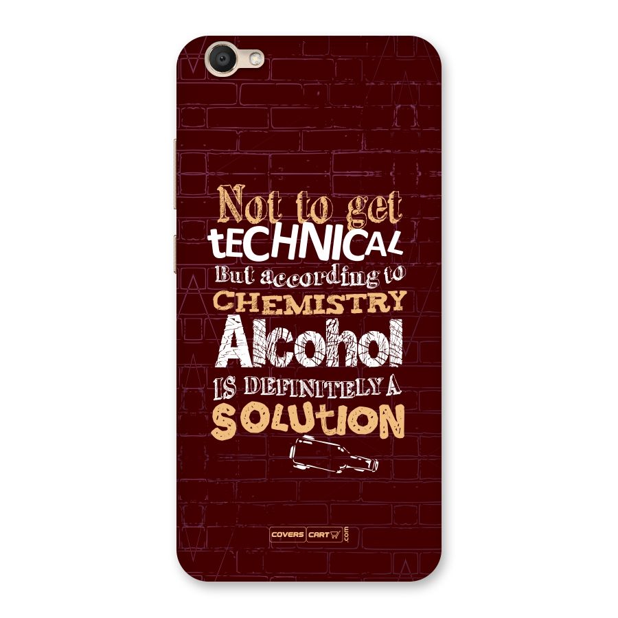 Alcohol is Definitely a Solution Back Case for Vivo Y67