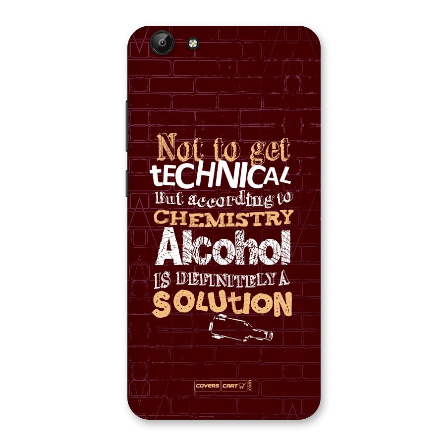 Alcohol is Definitely a Solution Back Case for Vivo Y69