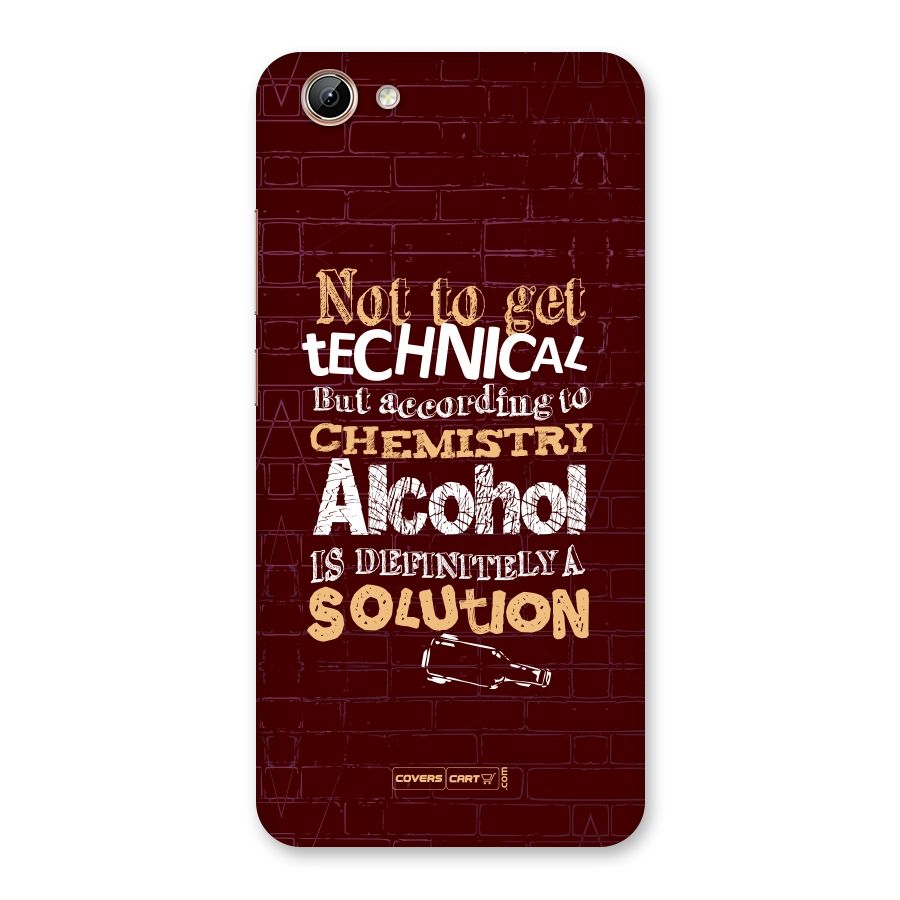 Alcohol is Definitely a Solution Back Case for Vivo Y71i
