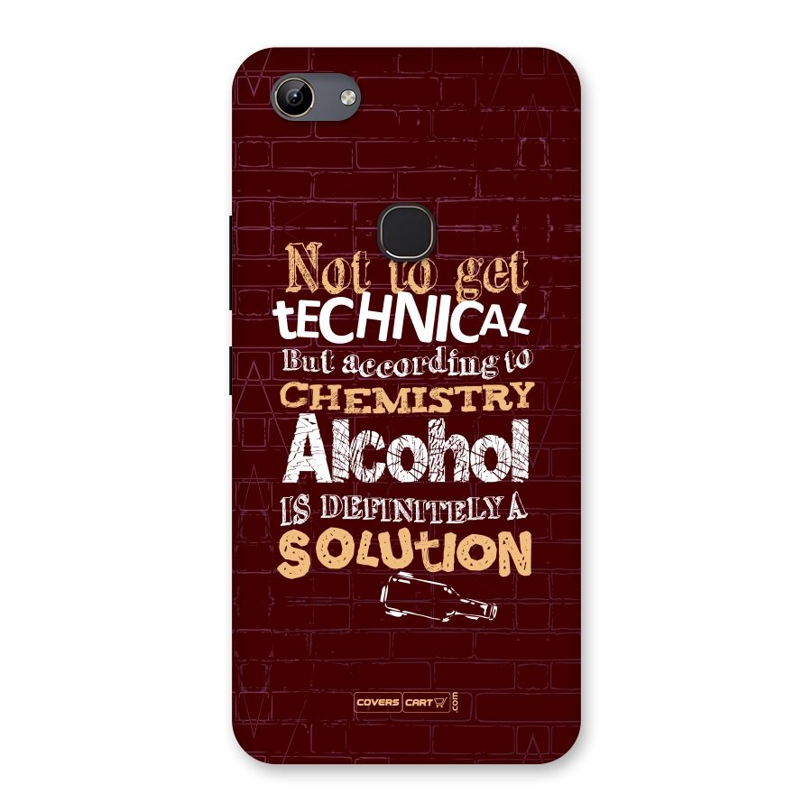 Alcohol is Definitely a Solution Back Case for Vivo Y81