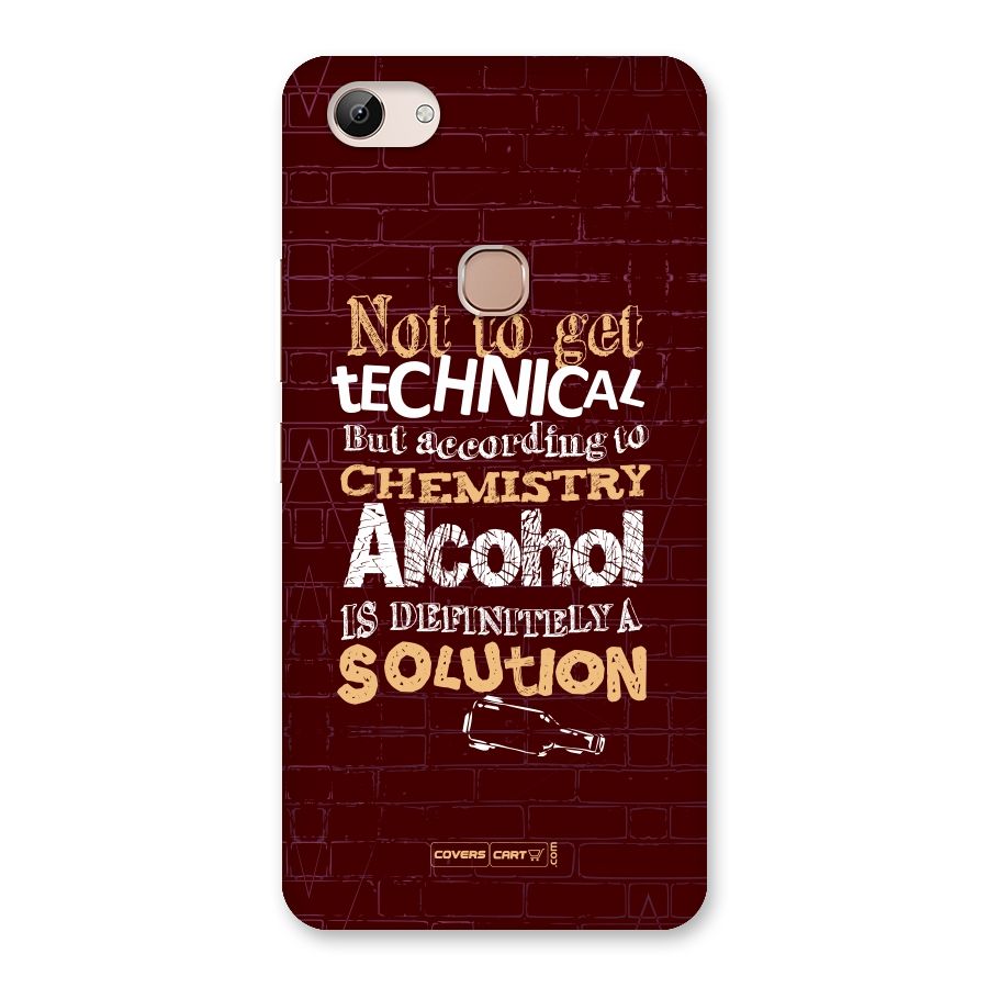 Alcohol is Definitely a Solution Back Case for Vivo Y83