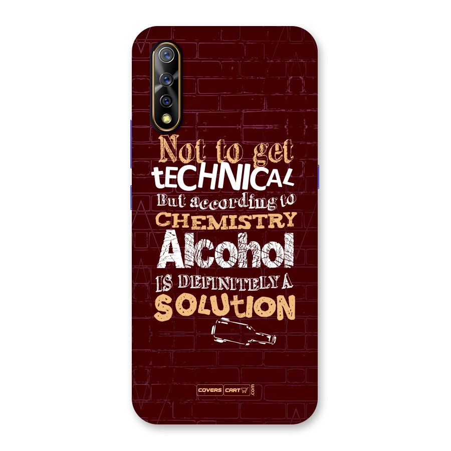 Alcohol is Definitely a Solution Back Case for Vivo Z1x