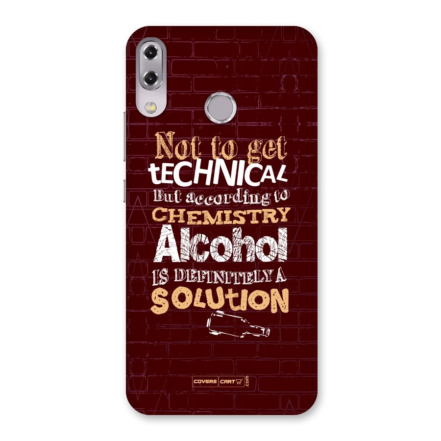 Alcohol is Definitely a Solution Back Case for Zenfone 5Z