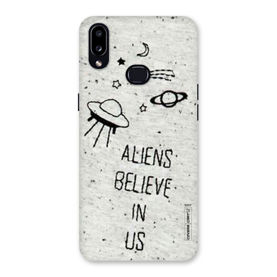 Aliens Believe In Us Back Case for Galaxy A10s