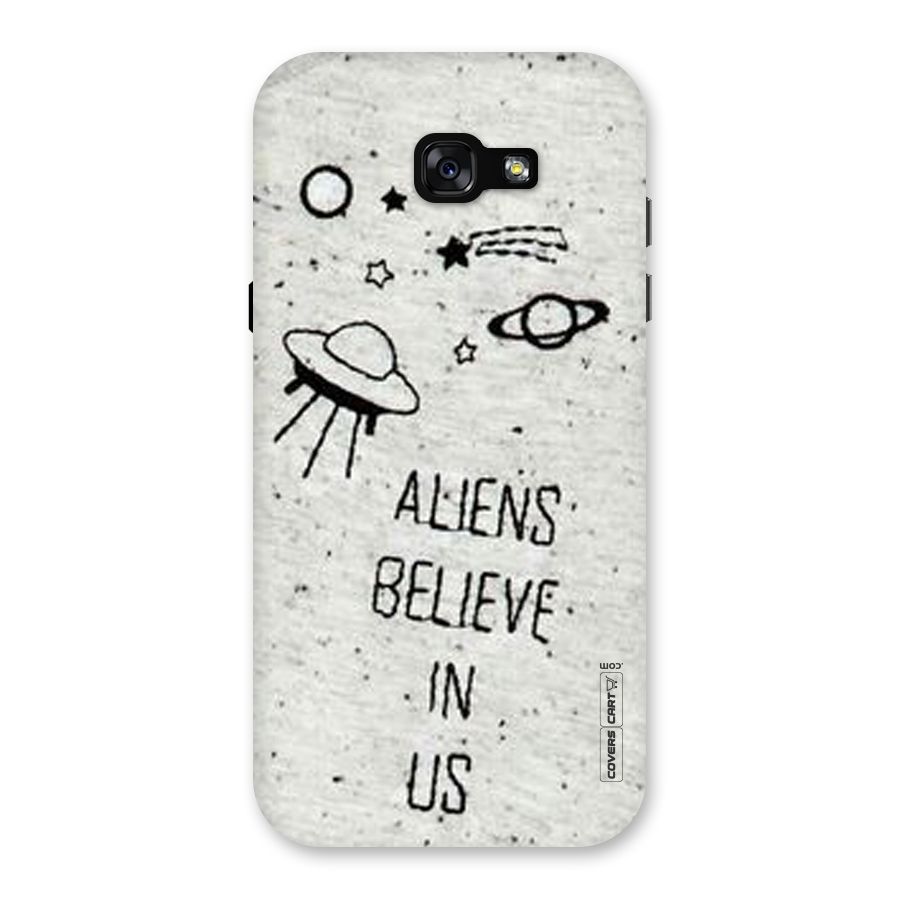 Aliens Believe In Us Back Case for Galaxy A7 (2017)