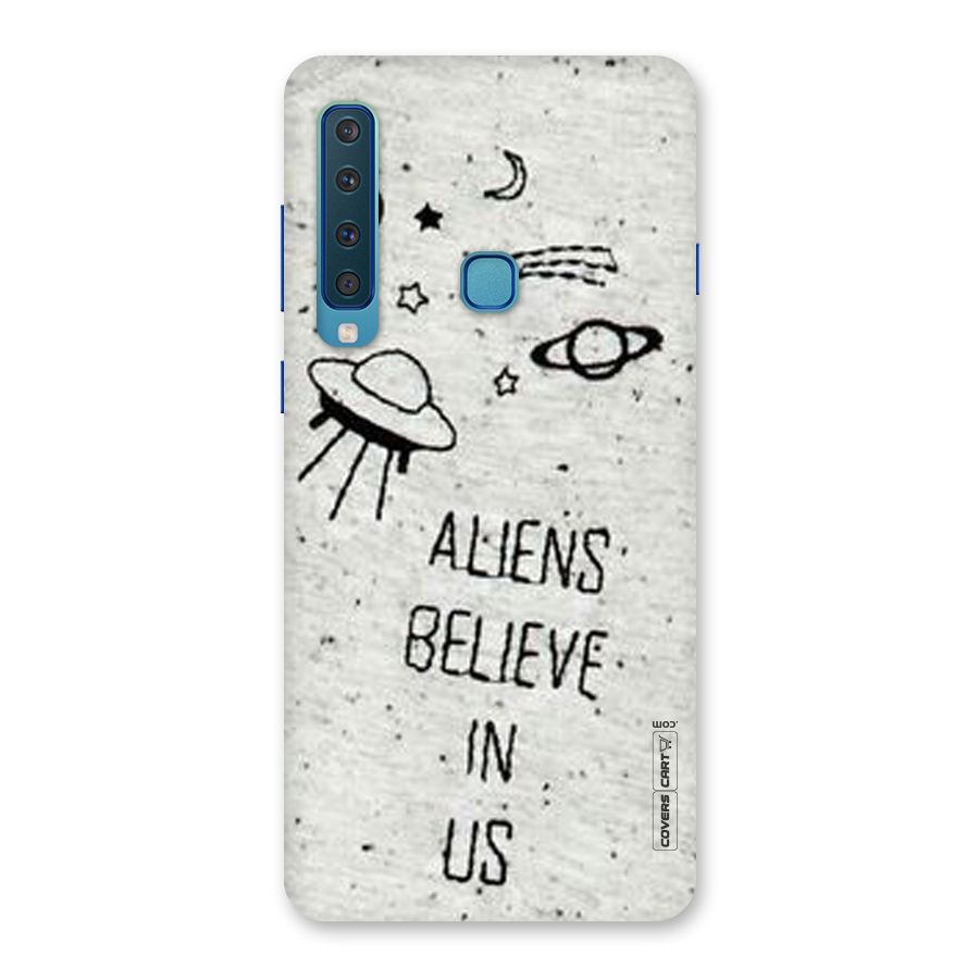 Aliens Believe In Us Back Case for Galaxy A9 (2018)