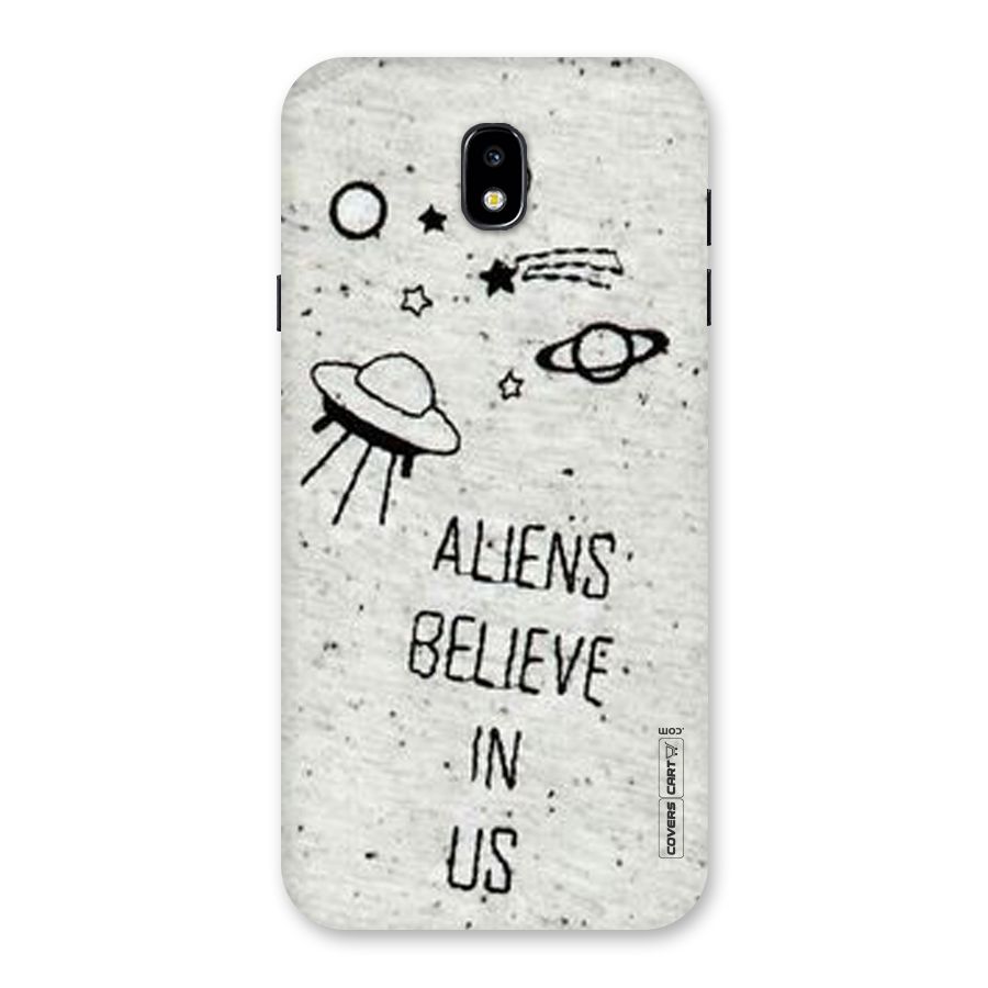 Aliens Believe In Us Back Case for Galaxy J7 Pro