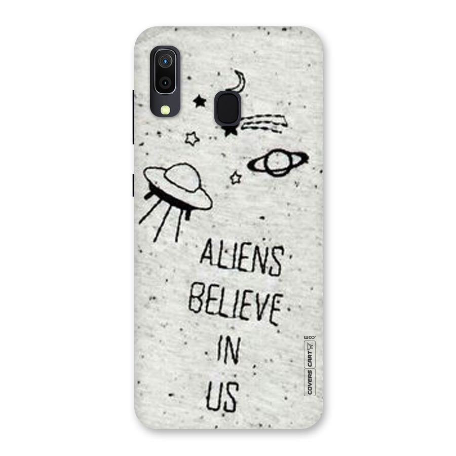 Aliens Believe In Us Back Case for Galaxy M10s