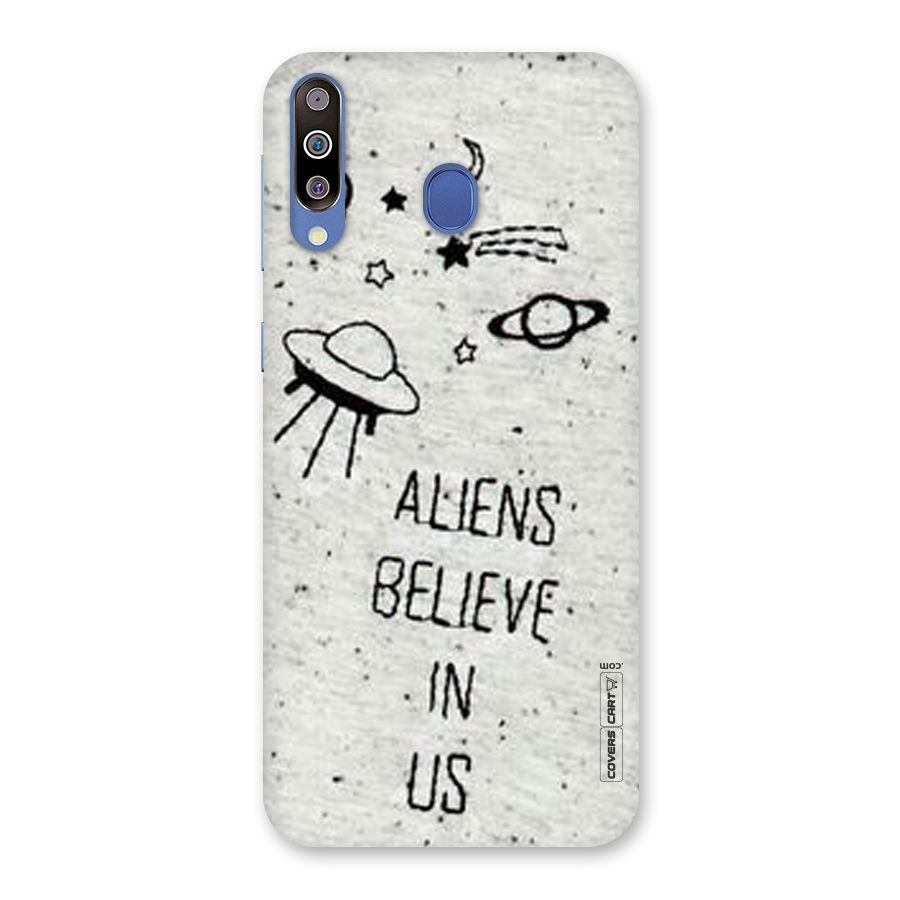 Aliens Believe In Us Back Case for Galaxy M30