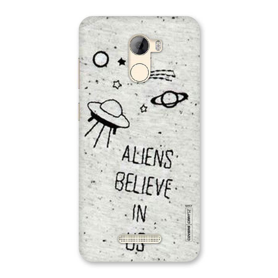 Aliens Believe In Us Back Case for Gionee A1 LIte