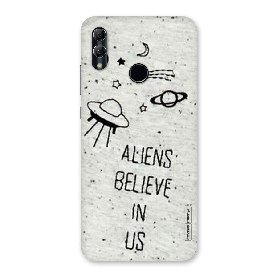 Aliens Believe In Us Back Case for Honor 10 Lite