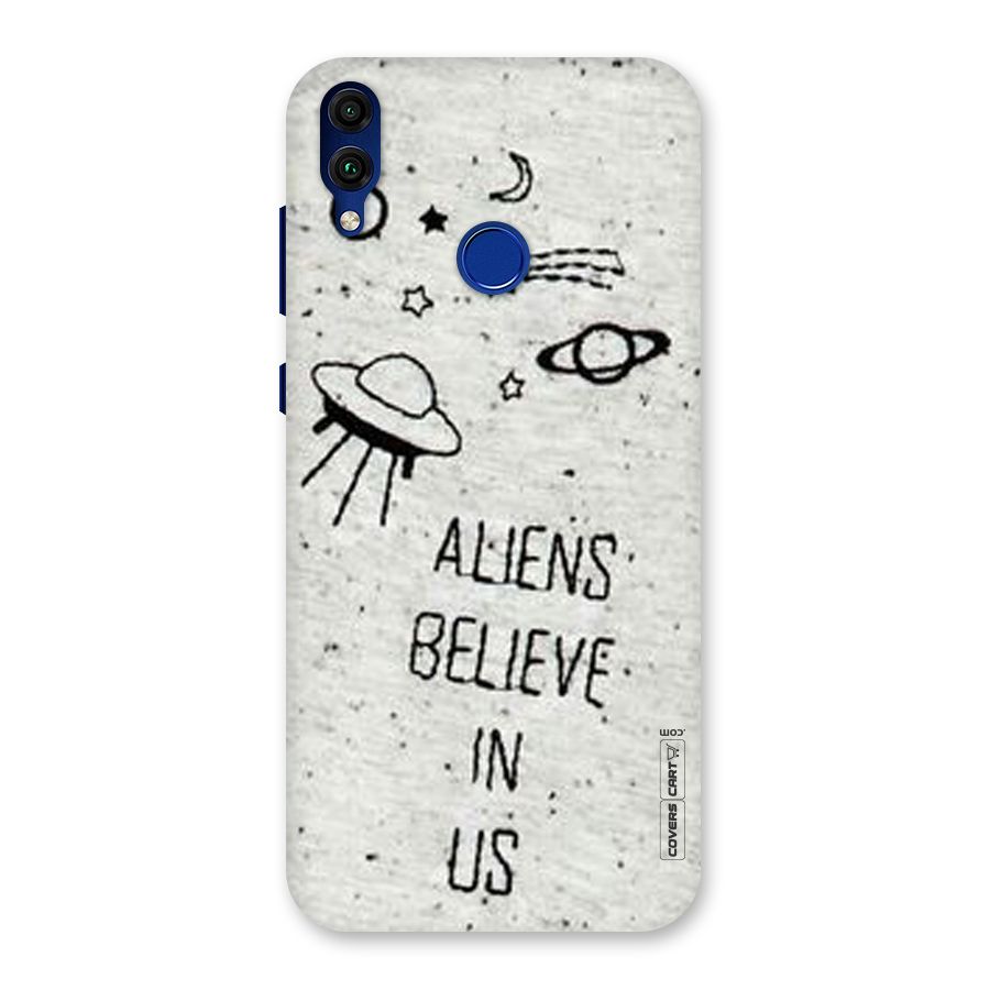 Aliens Believe In Us Back Case for Honor 8C