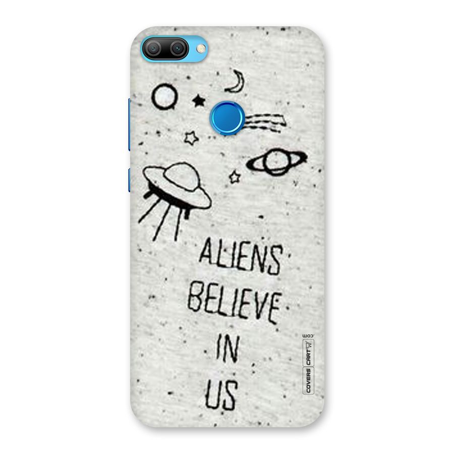 Aliens Believe In Us Back Case for Honor 9N