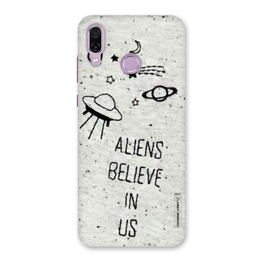 Aliens Believe In Us Back Case for Honor Play