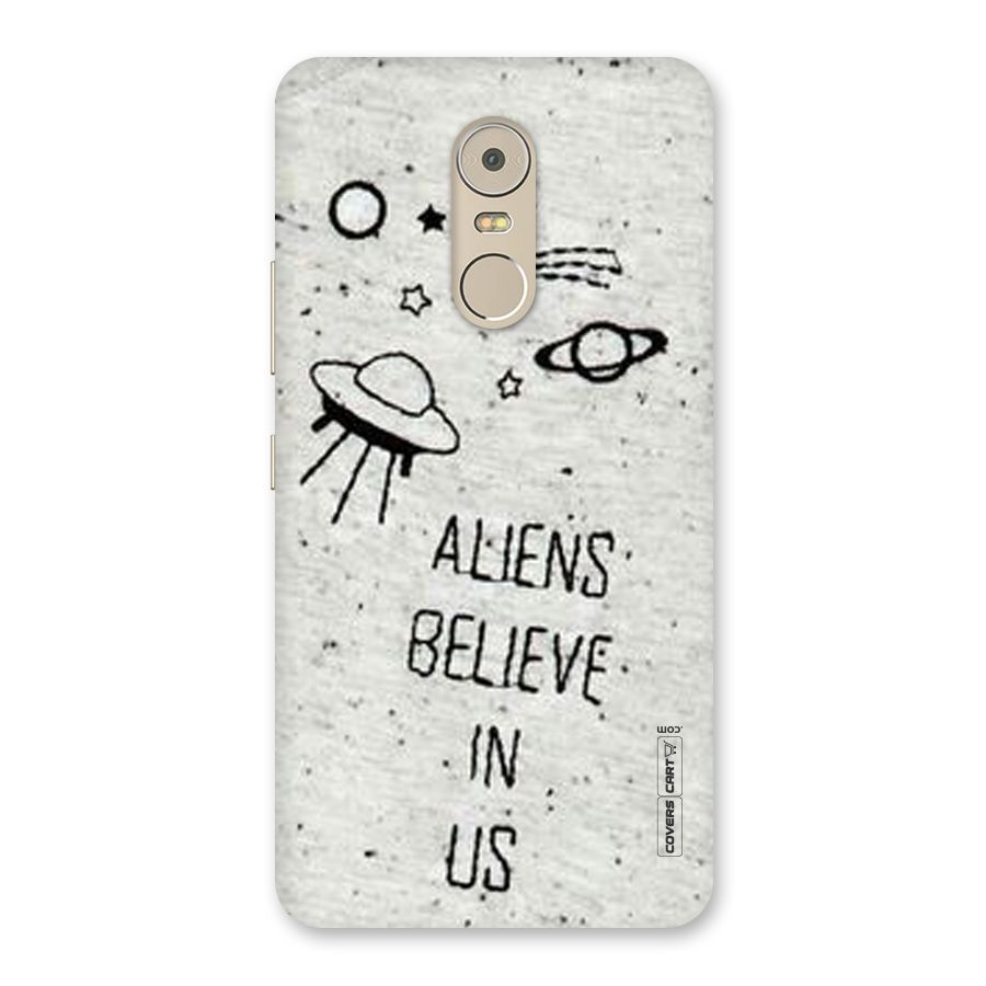 Aliens Believe In Us Back Case for Lenovo K6 Note