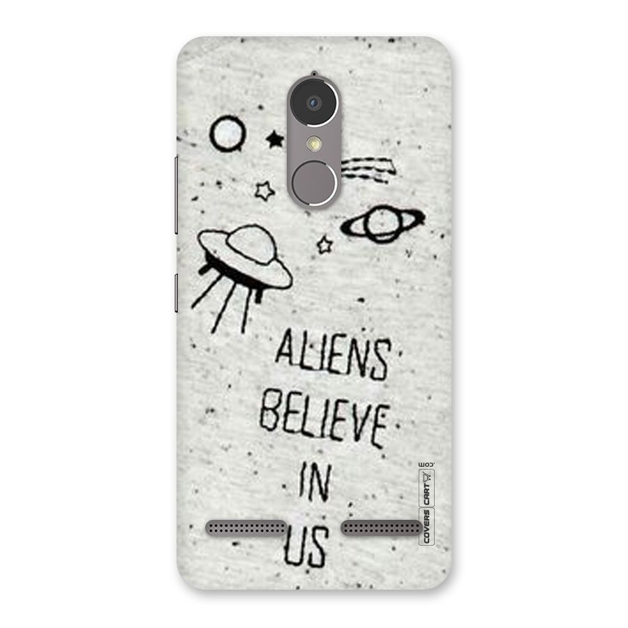 Aliens Believe In Us Back Case for Lenovo K6 Power