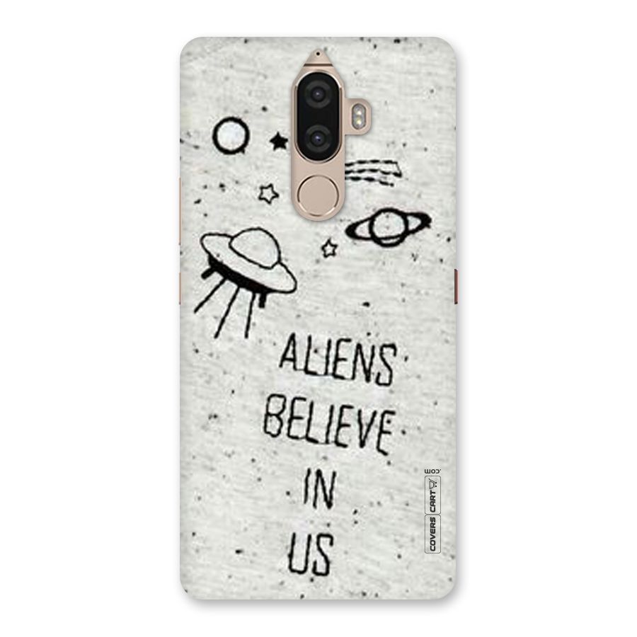 Aliens Believe In Us Back Case for Lenovo K8 Note