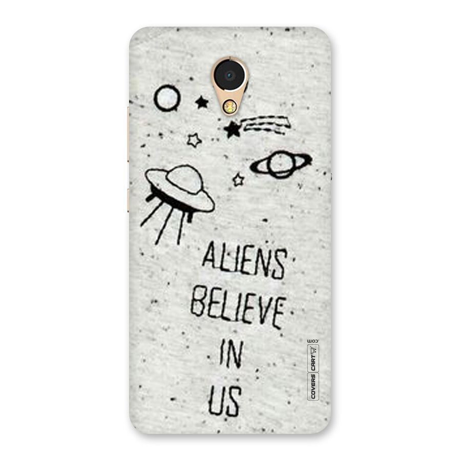 Aliens Believe In Us Back Case for Lenovo P2