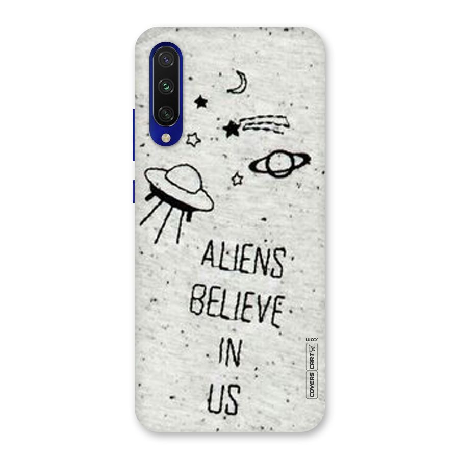 Aliens Believe In Us Back Case for Mi A3