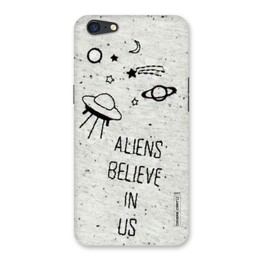 Aliens Believe In Us Back Case for Oppo A71