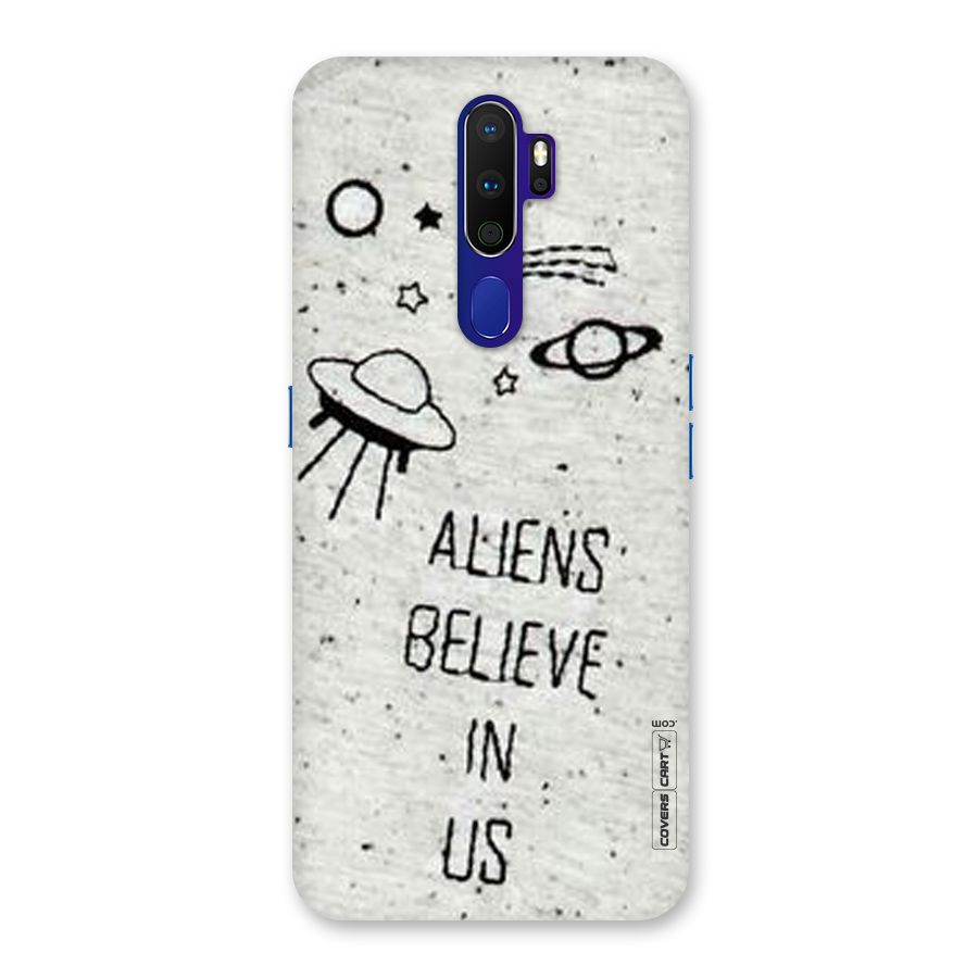 Aliens Believe In Us Back Case for Oppo A9 (2020)