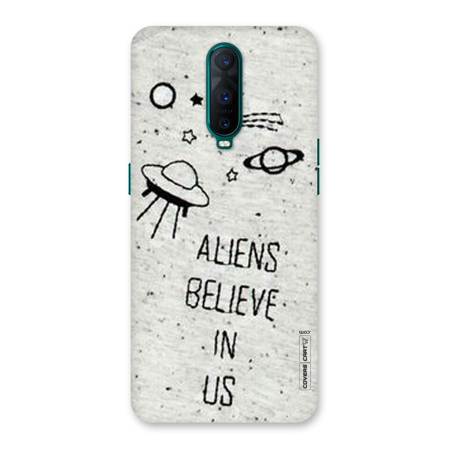 Aliens Believe In Us Back Case for Oppo R17 Pro