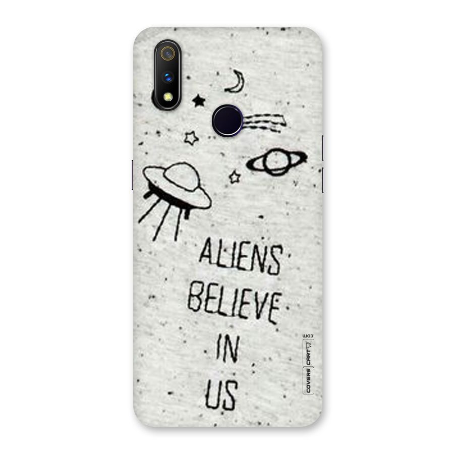 Aliens Believe In Us Back Case for Realme 3 Pro