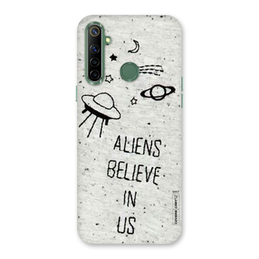 Aliens Believe In Us Back Case for Realme Narzo 10