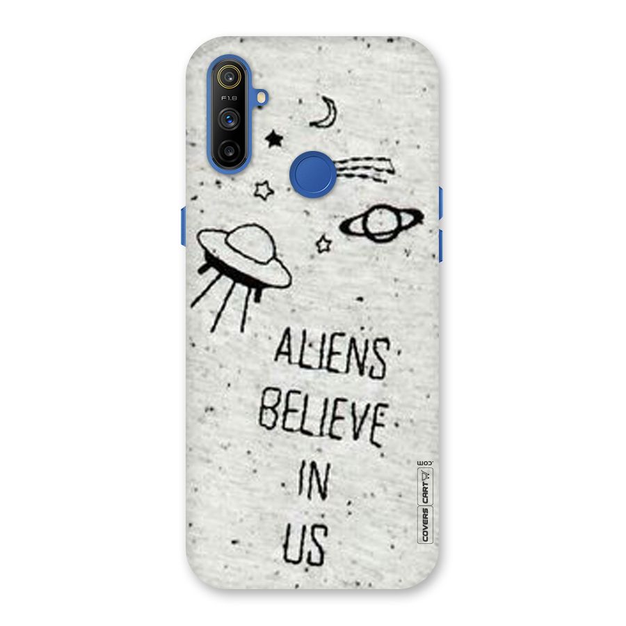 Aliens Believe In Us Back Case for Realme Narzo 10A