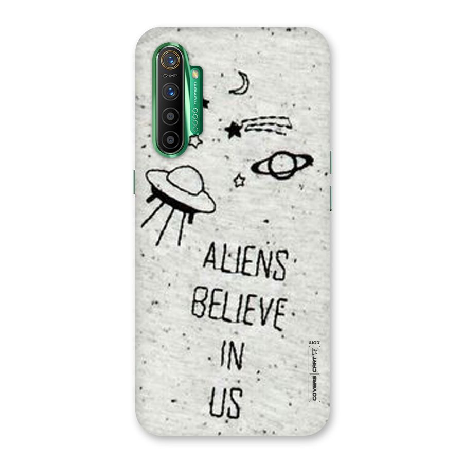 Aliens Believe In Us Back Case for Realme X2