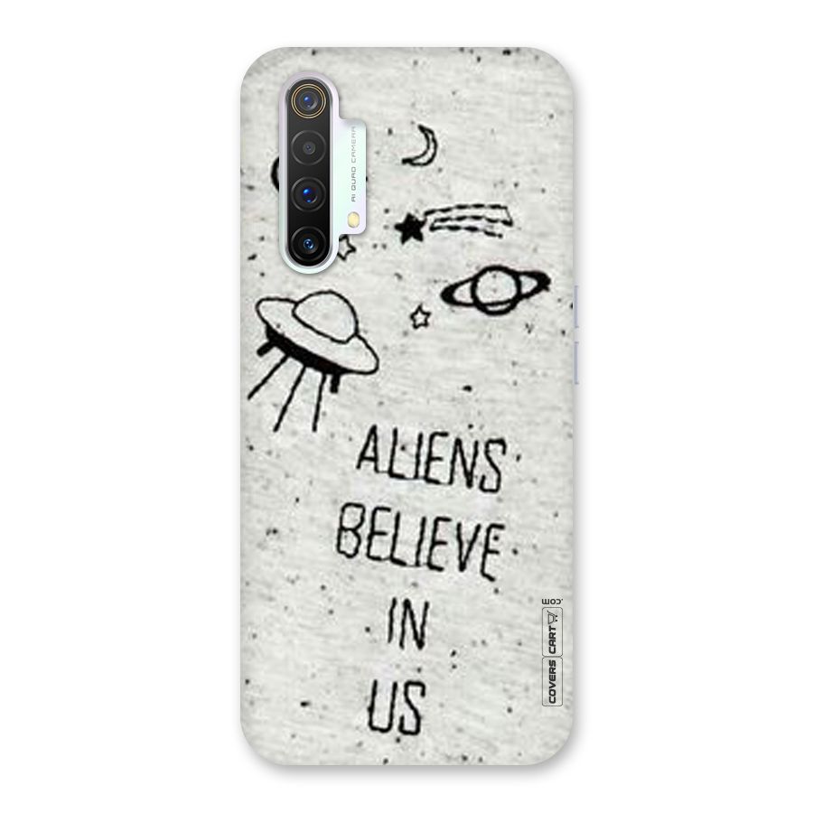 Aliens Believe In Us Back Case for Realme X3