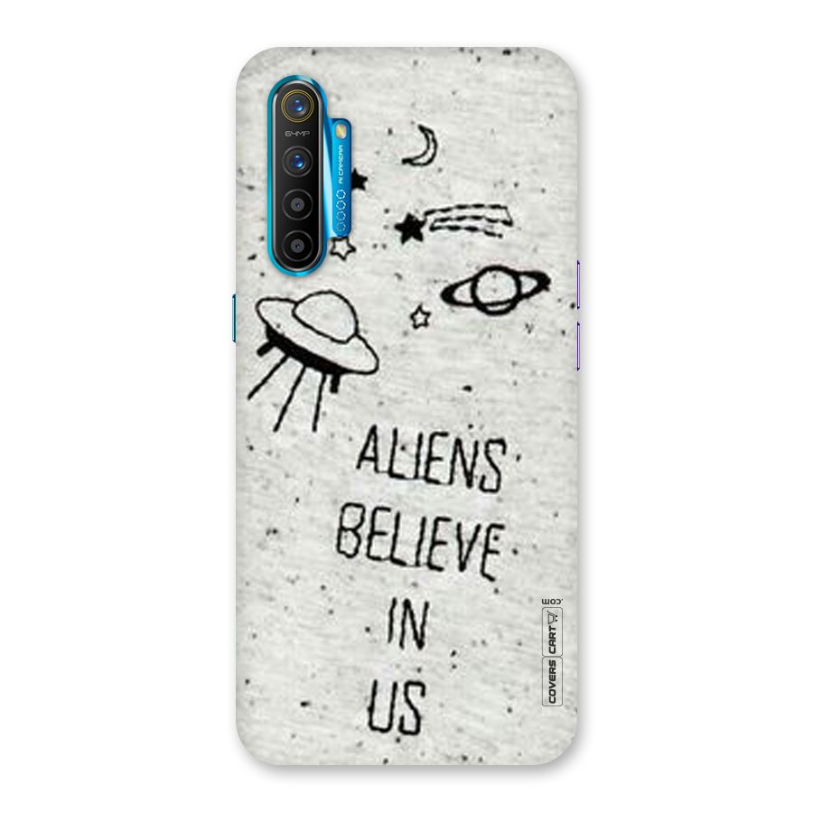 Aliens Believe In Us Back Case for Realme XT