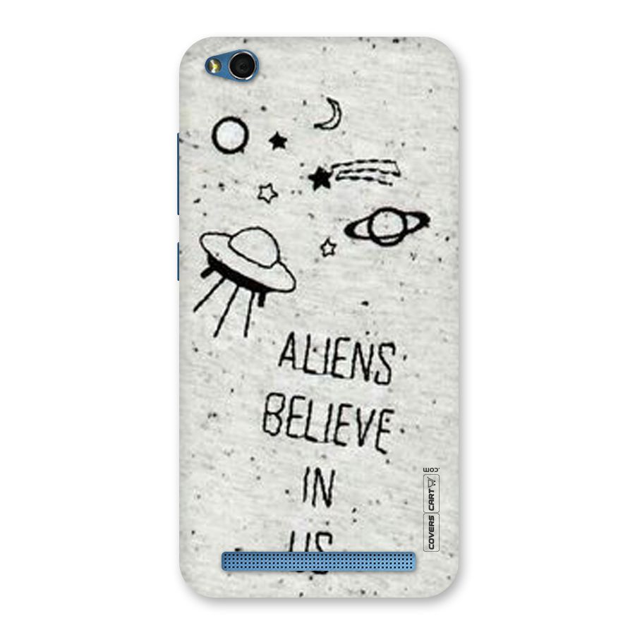 Aliens Believe In Us Back Case for Redmi 5A