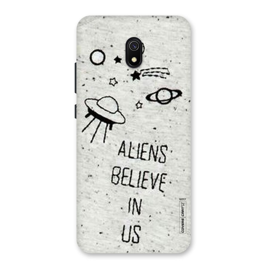 Aliens Believe In Us Back Case for Redmi 8A