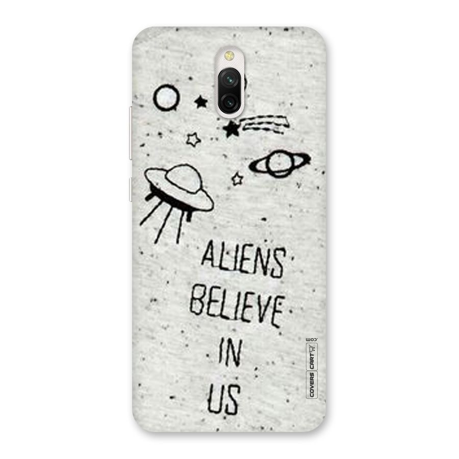 Aliens Believe In Us Back Case for Redmi 8A Dual
