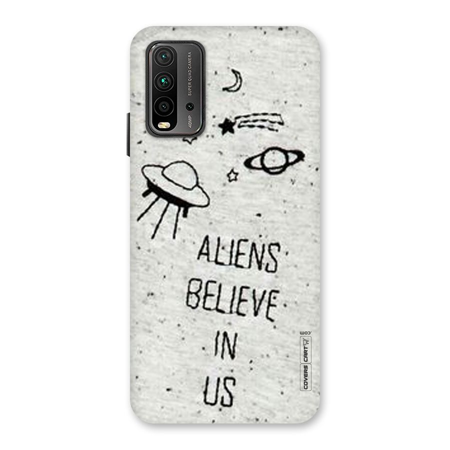 Aliens Believe In Us Back Case for Redmi 9 Power