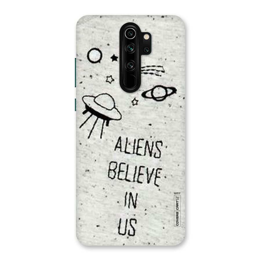 Aliens Believe In Us Back Case for Redmi Note 8 Pro
