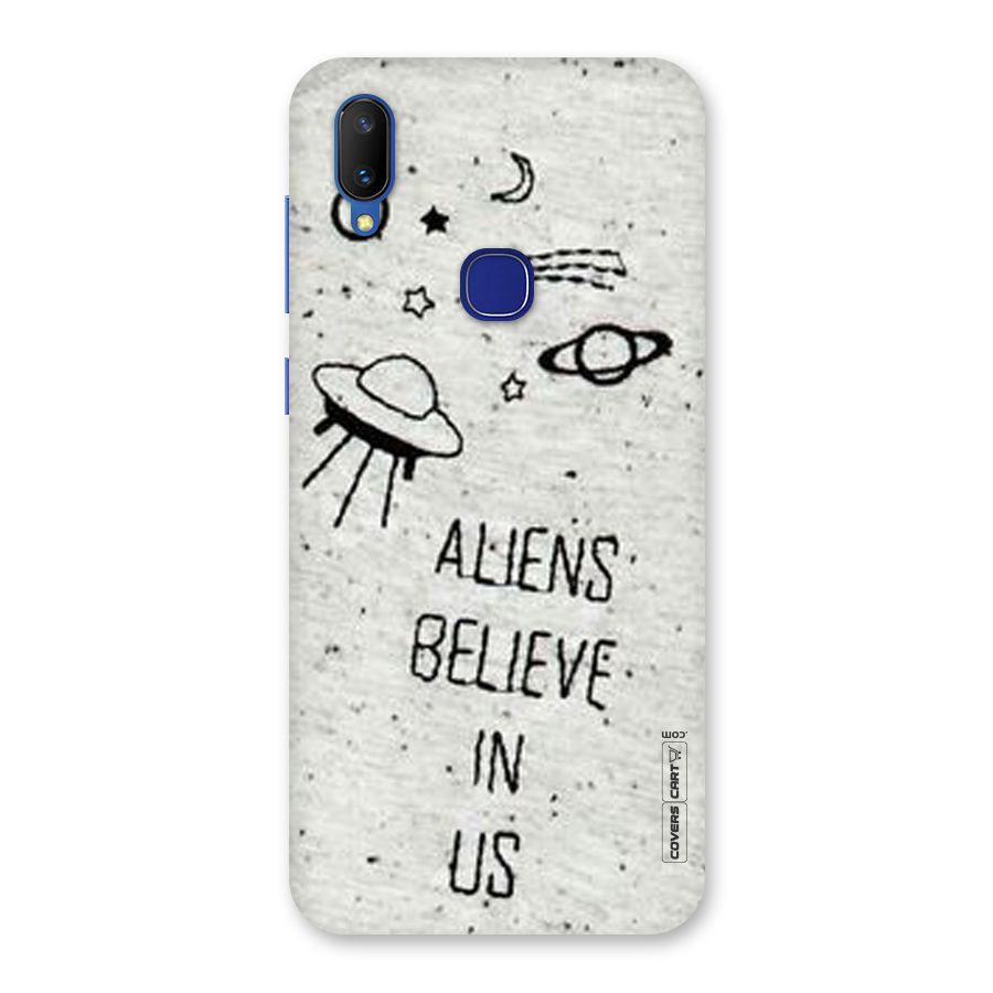 Aliens Believe In Us Back Case for Vivo V11