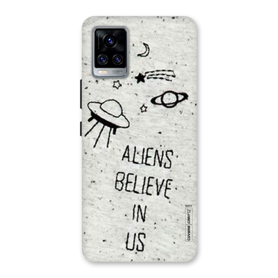 Aliens Believe In Us Back Case for Vivo V20 Pro