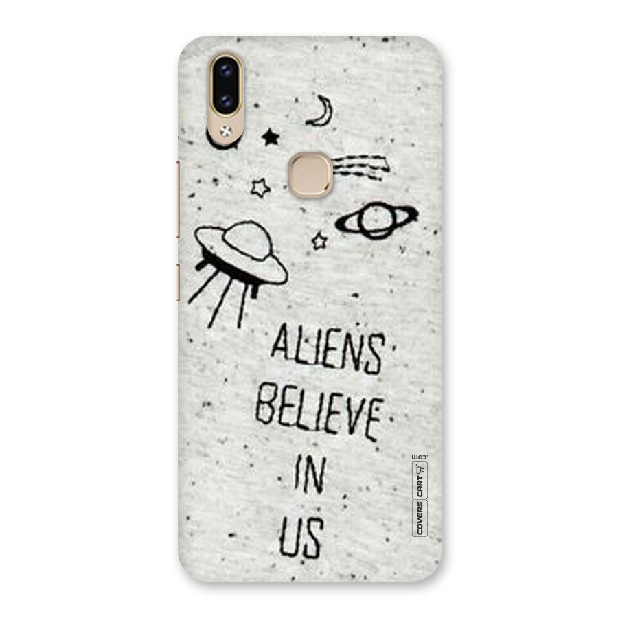 Aliens Believe In Us Back Case for Vivo V9 Youth
