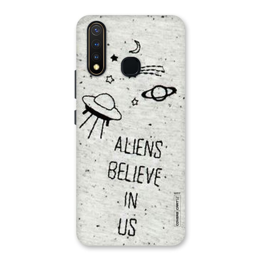 Aliens Believe In Us Back Case for Vivo Y19