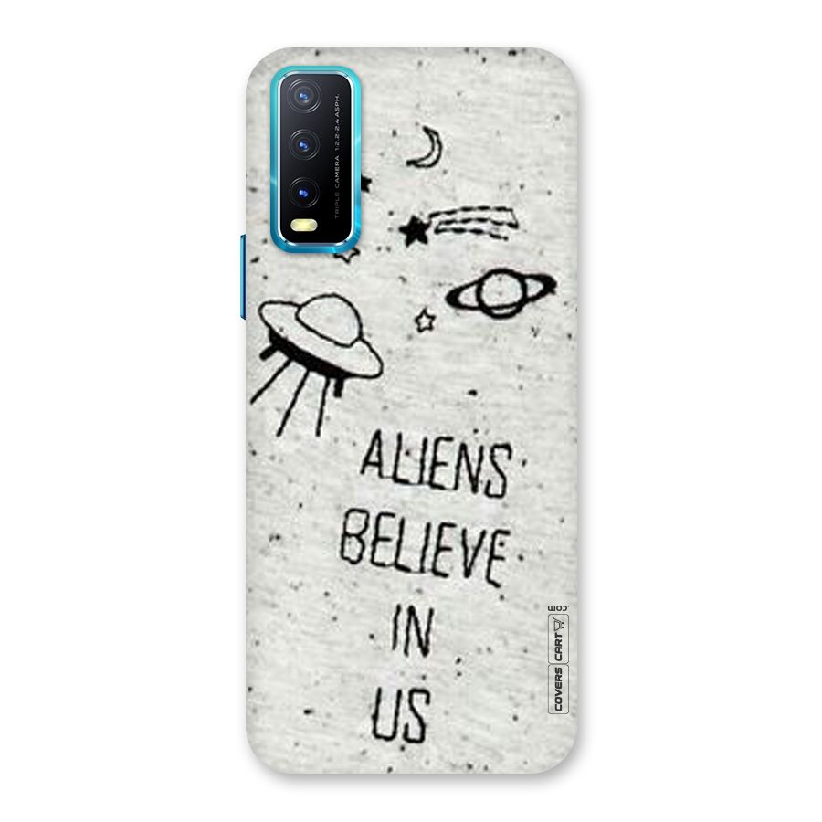 Aliens Believe In Us Back Case for Vivo Y20