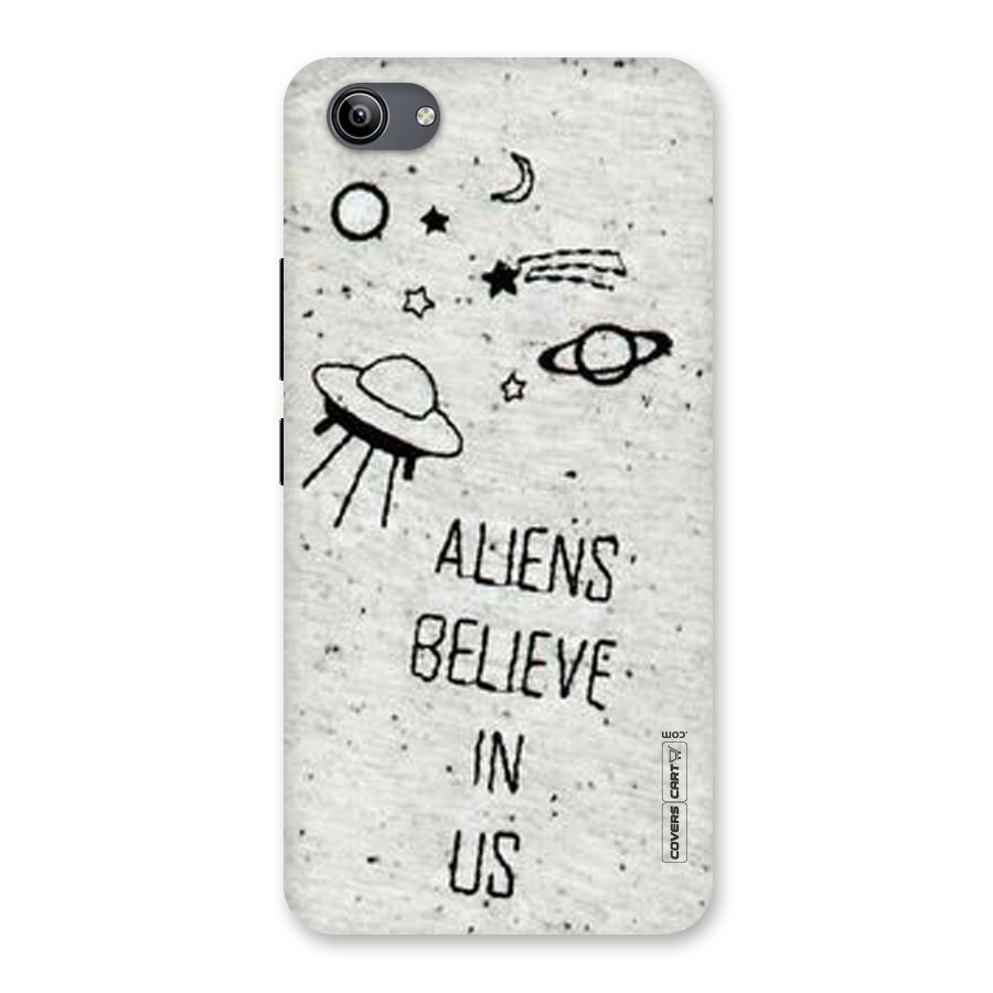Aliens Believe In Us Back Case for Vivo Y81i