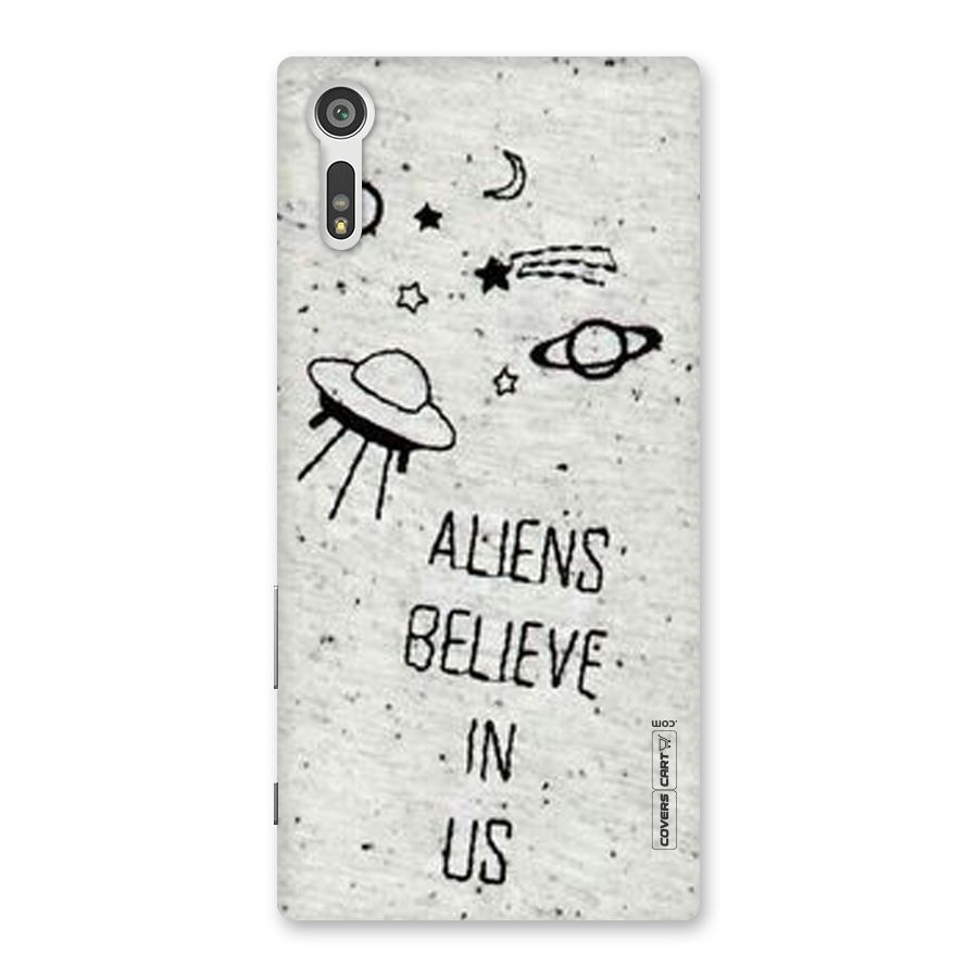 Aliens Believe In Us Back Case for Xperia XZ