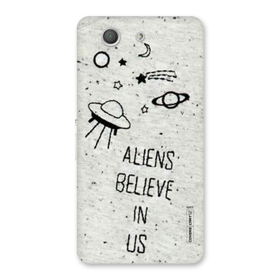 Aliens Believe In Us Back Case for Xperia Z3 Compact